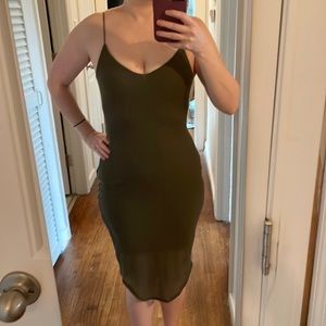 Express body con midi dress